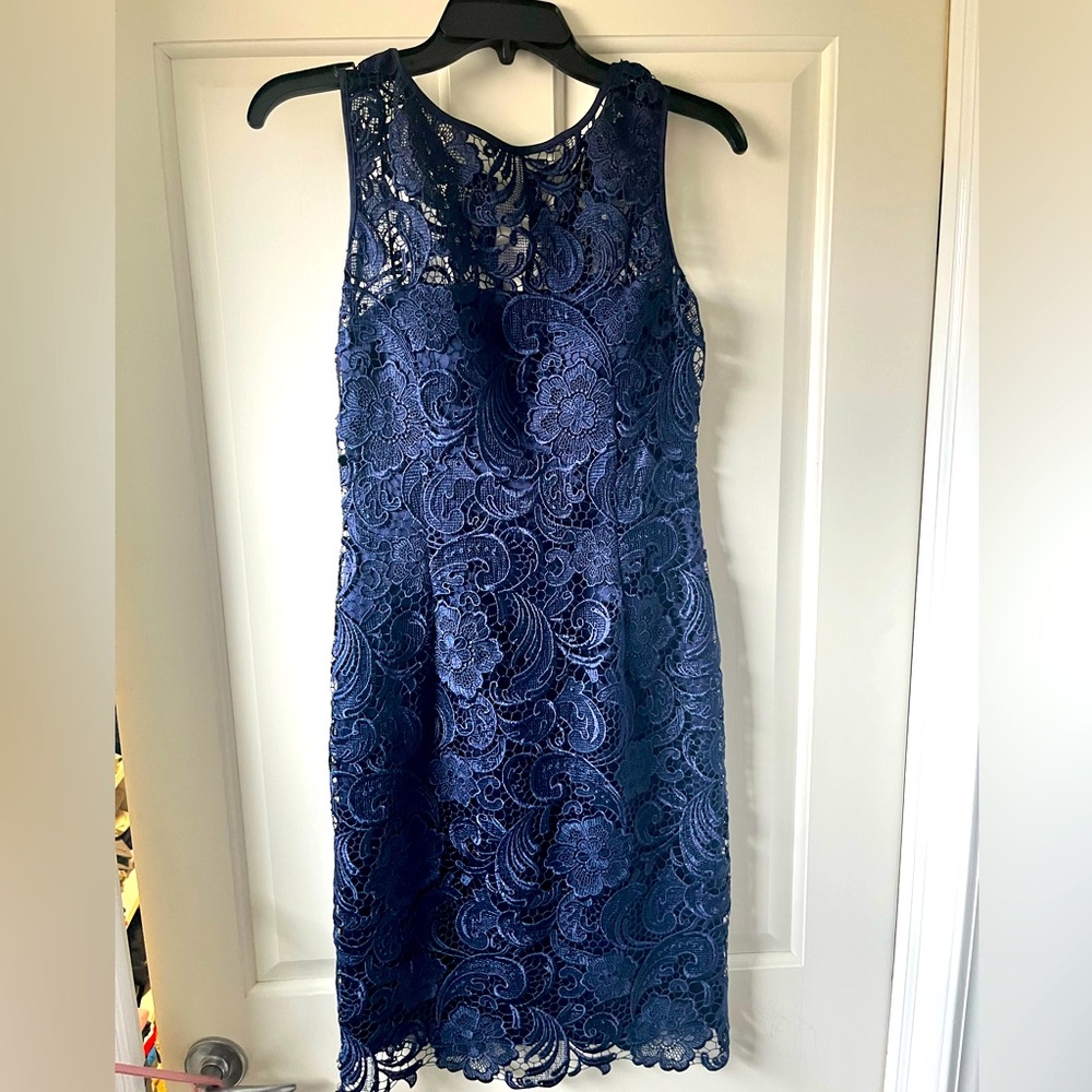 Adrianna Papell special occasion dress.  size 2 midnight blue
